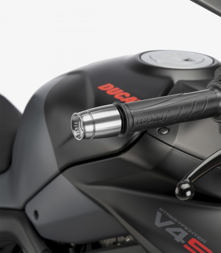 Puig Lenkerendgewichte Sport 21011Y in Titan für para varios modelos