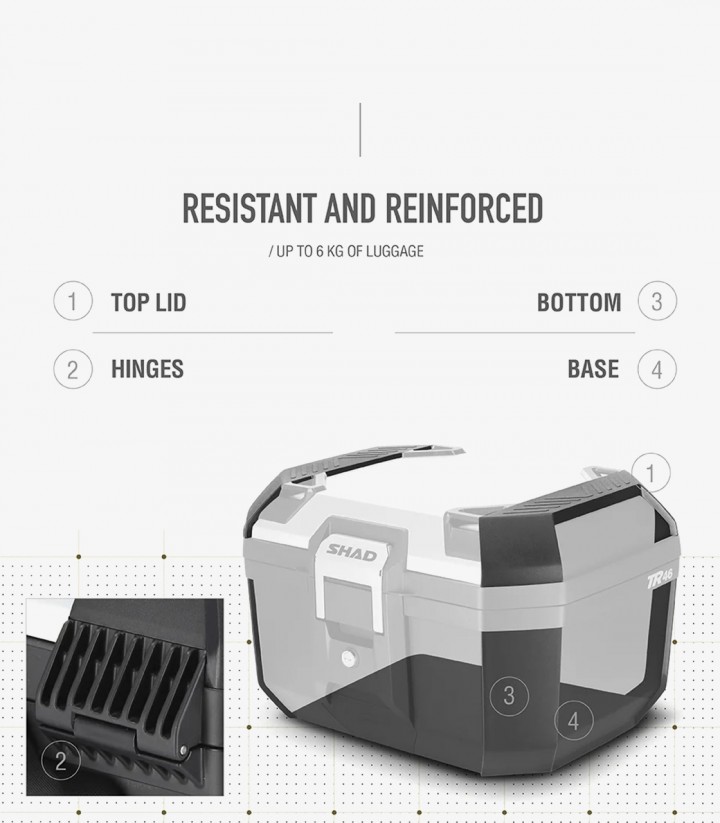 SHAD Topcase TR46 Aluminium Terra 46 Liter