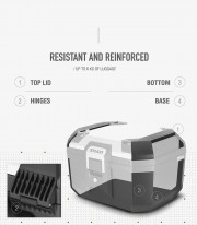 Maleta central SHAD TR46 Aluminio Terra 46 Litros