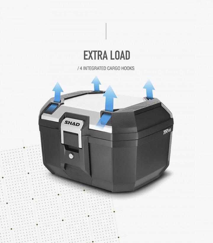 SHAD Terra TR46 Aluminum 46 Liters Top Case D0TR46200