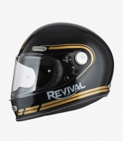 NZI Revival Black & Gold Full Face Helmet