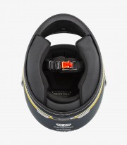 NZI Revival Dark Blue & Matte Orange Full Face Helmet