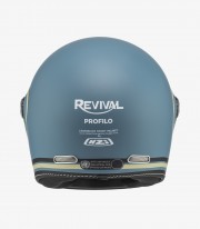 Casco Integral NZI Revival Azul y Negro Mate