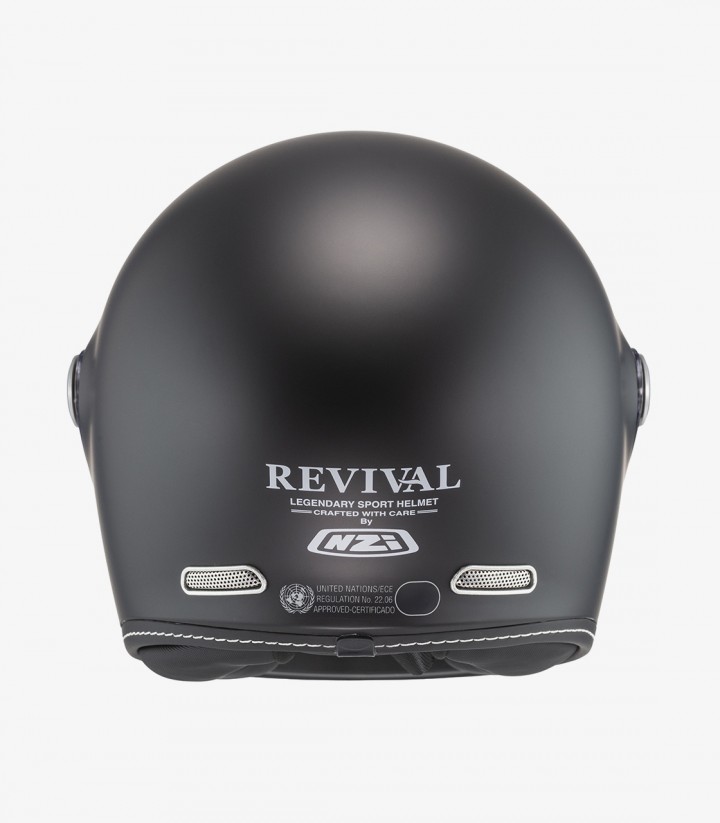 NZI Revival Matte Black Full Face Helmet