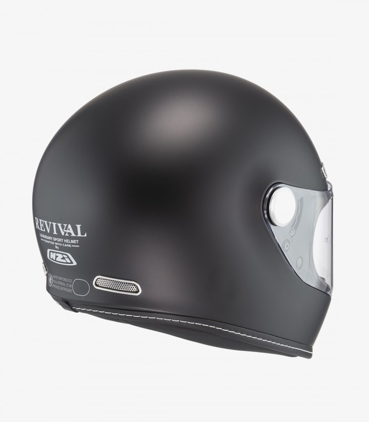 Integralhelm NZI Revival Mattschwarz