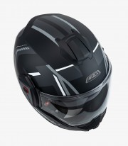 NZI Fastback Duo Shadow Black, Anthracite and Matte Silver Modular Helmet