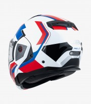 NZI Fastback Duo Shadow White, Red & Blue Modular Helmet