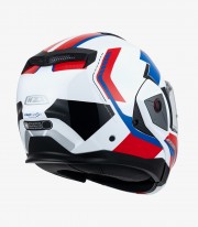NZI Fastback Duo Shadow White, Red & Blue Modular Helmet