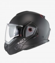 NZI Fastback Duo Solid Matte Black Modular Helmet