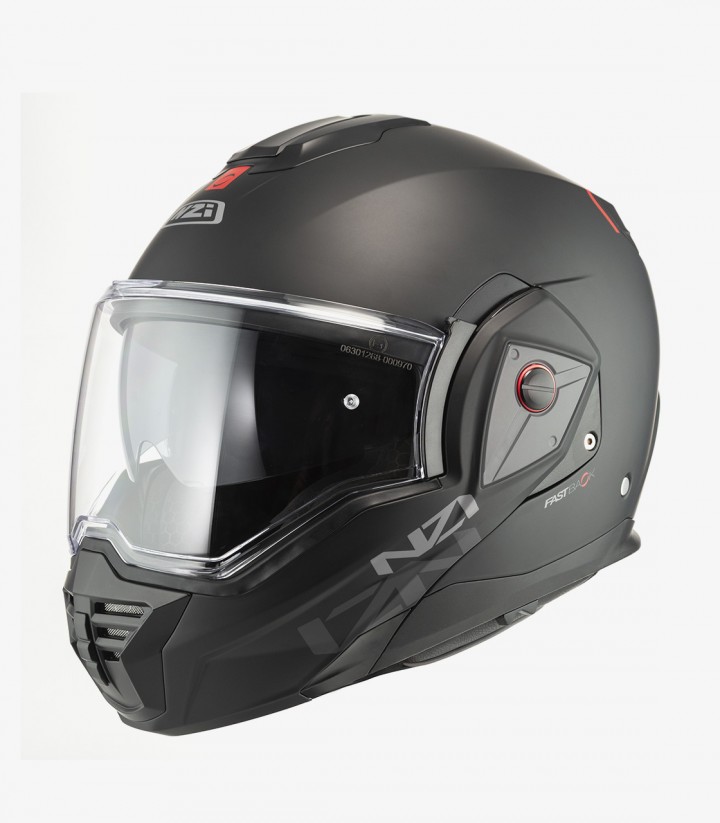 Casco Modular NZI Fastback Duo Solid Negro Mate