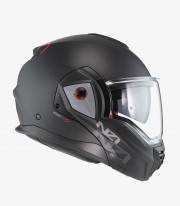 NZI Fastback Duo Solid Matte Black Modular Helmet