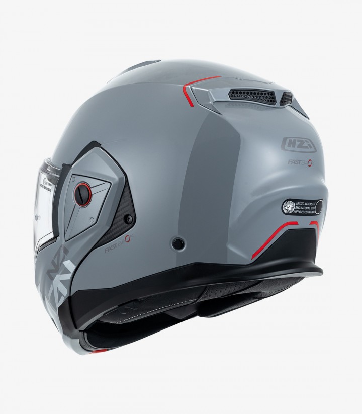 Klapphelm NZI Fastback Duo Solid Nardograu
