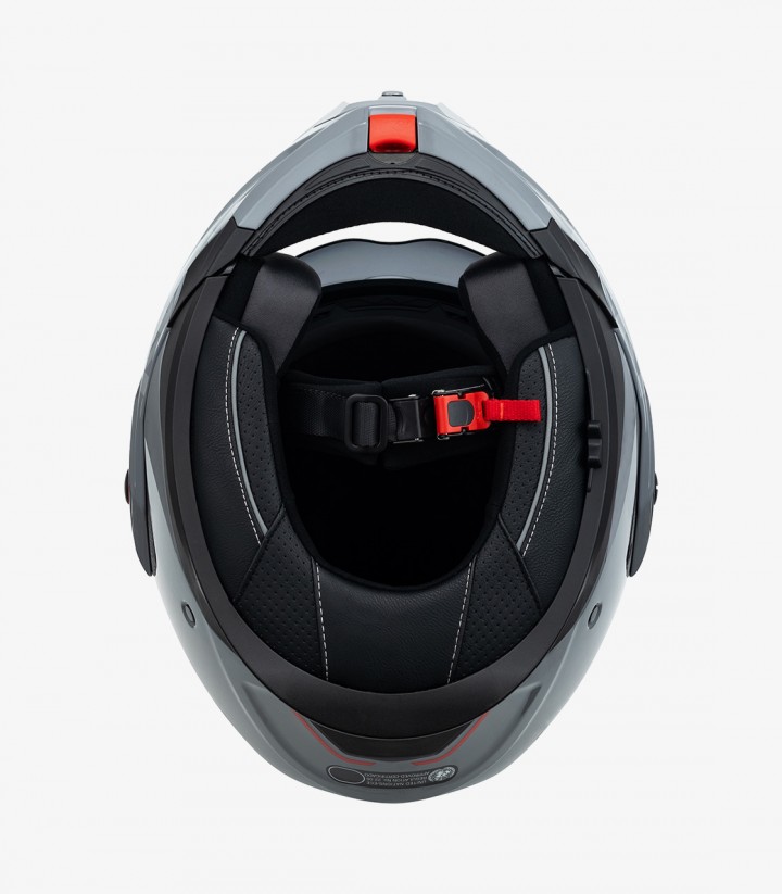NZI Fastback Duo Solid Nardo Grey Modular Helmet