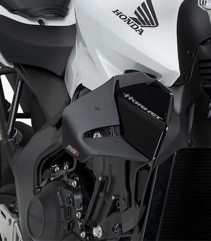 Alerones laterales D12 22384J Puig Honda CB1000 Hornet (25) Negro mate 22384J