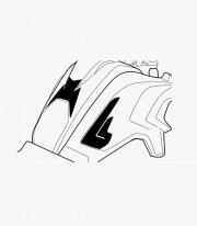 BMW R1200GS (13-16) Puig Carbon look Tank Pad 8434C 8434C