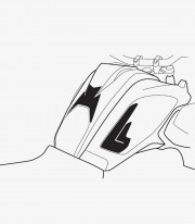 BMW R1200GS (17-18) Puig Carbon look Tank Pad 9463C 9463C