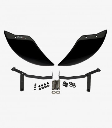 Puig Aero Wheel Deflector in Black for Honda CB1000 Hornet / SP (25) 22666N