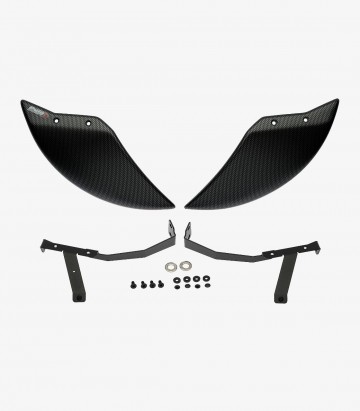 Puig Aero Wheel Deflector in Carbon Look for Honda CBR600RR (13-25) 22695C