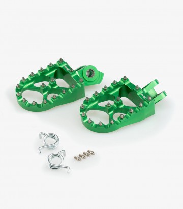 Puig Green Off-road motorcycle footpegs 20534V