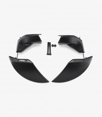Enfriador de freno Puig 22076C color Símil carbono para Kawasaki ZX-6R Ninja (24-25)