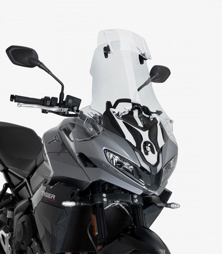 Cúpula Puig Touring con visera Triumph Tiger Sport 800 (25) Transparente 22523W 22523W