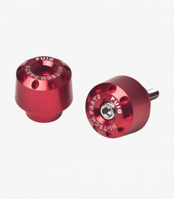 Contrapesos Cortos Puig color Rojo para BMW F800 GT