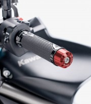 Puig Short Bar Ends in Red for BMW F800 GT