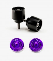 Puig Thruster 9878N+9420L Bar Ends in Purple for Honda CB300R, CB500/650/F/X, CBR500/650 9878N+9420L