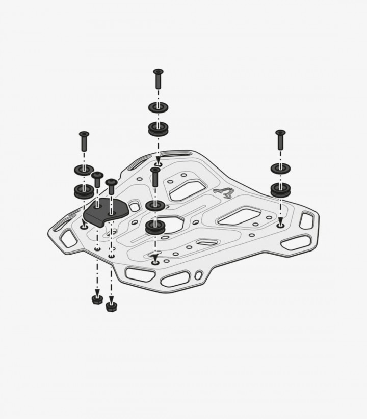 Gepäckträger SW-MOTECH Adventure-Rack für Honda CRF1000L Africa Twin Adventure Sports (18-19) GPT.01.890.19000/B