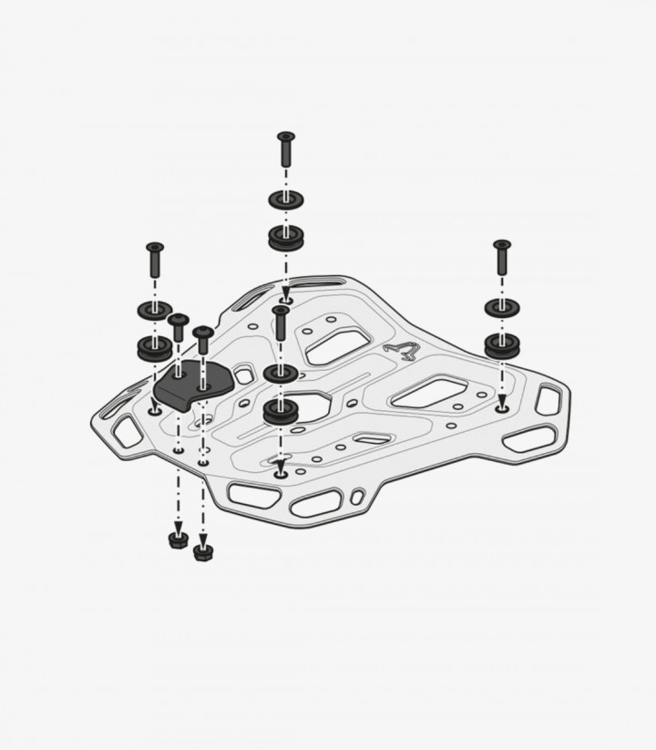 Portaequipajes SW-MOTECH Adventure-Rack para VOGE DS900X (23), DS800X Rally (25), DS625X (24) GPT.02.643.19000/B GPT.02.643.1...