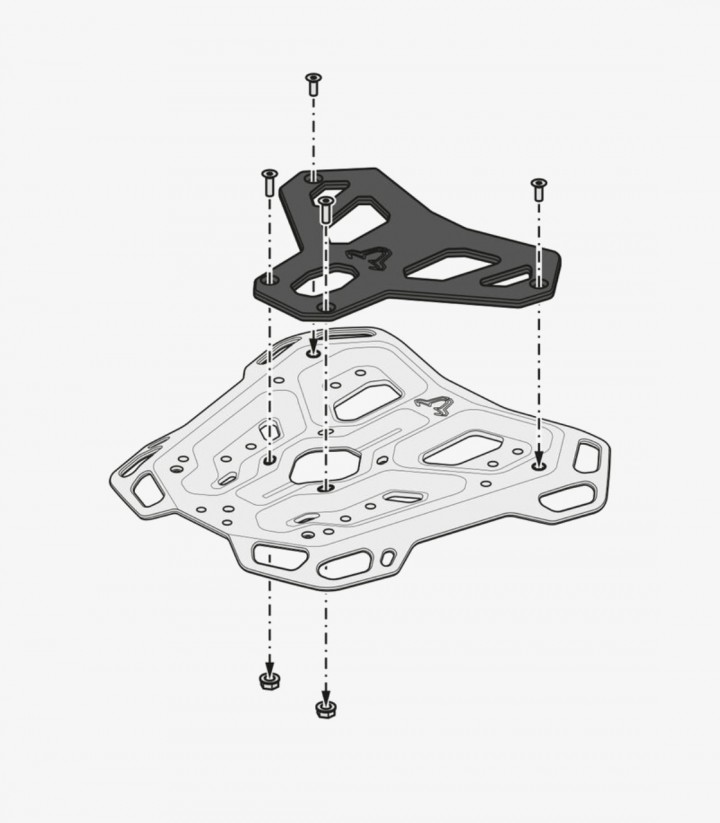Gepäckträger SW-MOTECH Adventure-Rack für BMW F 650 GS Twin (07-12), F 700 GS (12-18), F 800 GS (08-18) GPT.07.558.19000/B