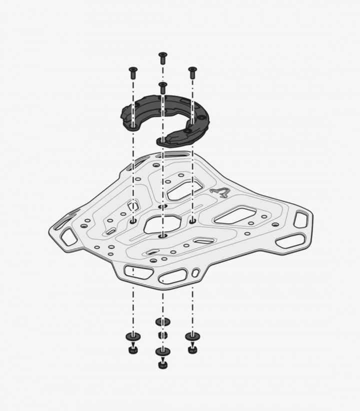 Portaequipajes SW-MOTECH Adventure-Rack para BMW F800GS / F700GS / F800GS Adventure (12-18), F650GS Twin (07-12) GPT.07.558.1...
