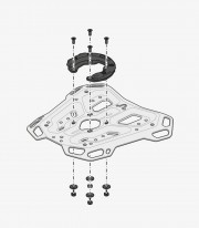 SW-MOTECH Adventure-Rack Luggage Rack for BMW F800GS / F700GS / F800GS Adventure (12-18), F650GS Twin (07-12) GPT.07.558.1900...
