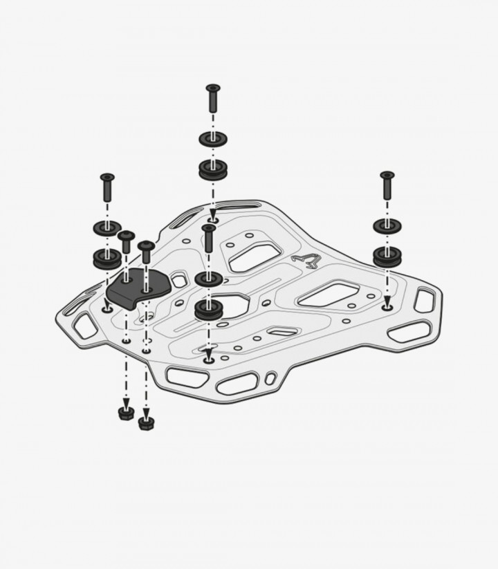 Portaequipajes SW-MOTECH Adventure-Rack para BMW G 310 GS (17-20) GPT.07.862.19000/B GPT.07.862.19000/B