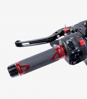 Puig Radikal 123mm Grips Color Red 8191R
