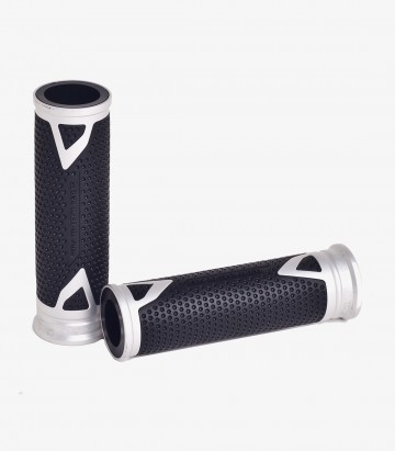 Puig Radikal 123mm Grips Color Silver 8191P