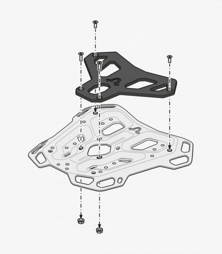 Portaequipajes SW-MOTECH Adventure-Rack para BMW F750GS / F850GS (17-20), F850GS Adventure (18-20), F800GS (23) GPT.07.897.19...