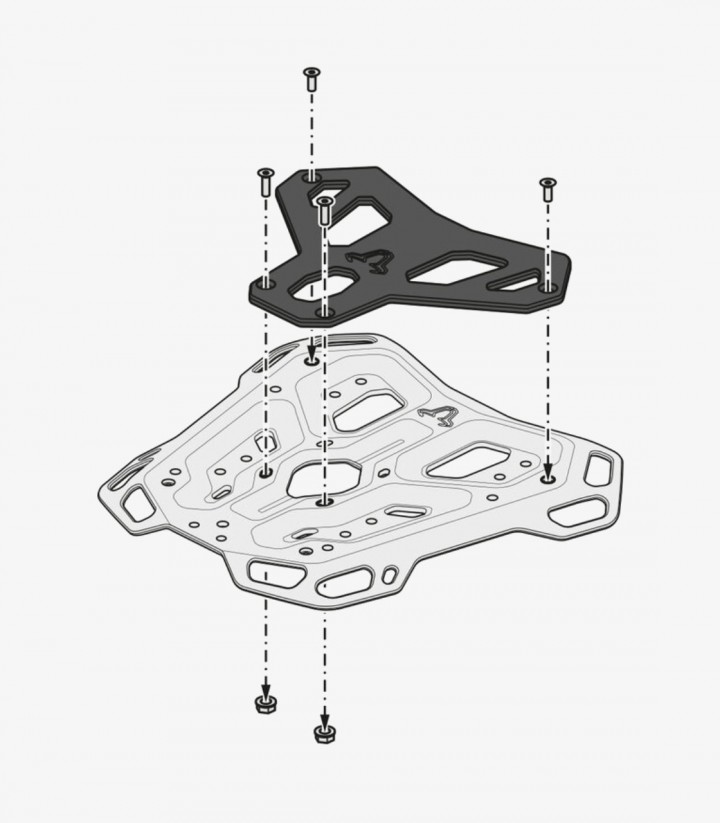 Portaequipajes SW-MOTECH Adventure-Rack para BMW F 850 GS, F 750 GS (17-20), F 800 GS (23) GPT.07.897.19100/B GPT.07.897.19100/B