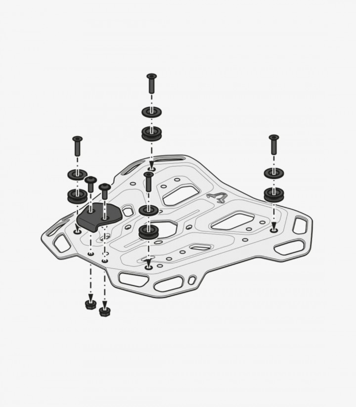 Portaequipajes SW-MOTECH Adventure-Rack para Triumph Tiger 800 (10-18), Tiger 1200 XRX Low (17) GPT.11.747.19000/B GPT.11.747...