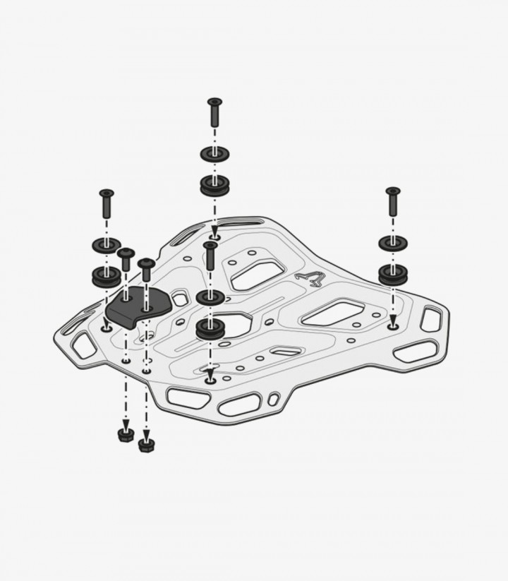 Portaequipajes SW-MOTECH Adventure-Rack para Triumph Tiger 1200 / Tiger Explorer (11-18) GPT.11.900.19000/B GPT.11.900.19000/B