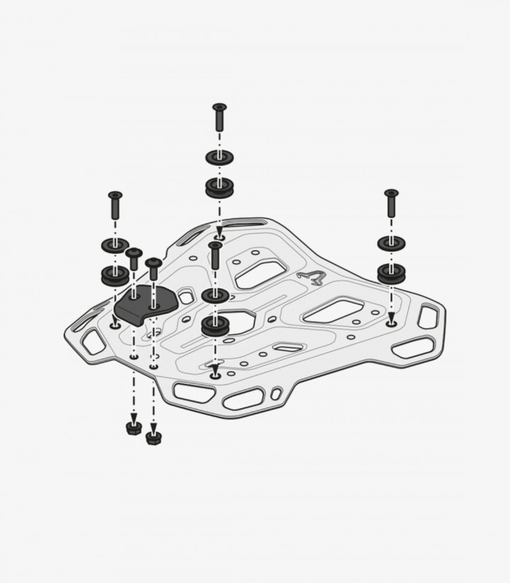 Portaequipajes SW-MOTECH Adventure-Rack para Aprilia Tuareg 660 (21-24), Tuareg Rally 660 (24) GPT.13.849.19000/B GPT.13.849....