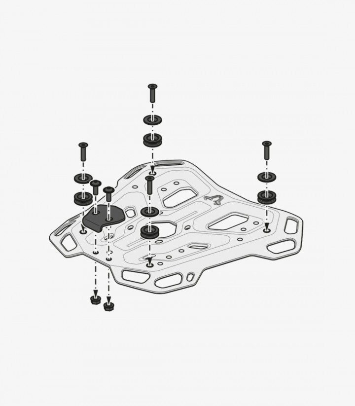 Gepäckträger SW-MOTECH Adventure-Rack für Moto Guzzi V85 TT (19-23) GPT.17.925.19000/B