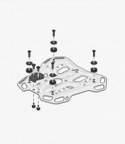Portaequipajes SW-MOTECH Adventure-Rack para Moto-Guzzi V85 TT / Travel (19-23) GPT.17.925.19000/B GPT.17.925.19000/B