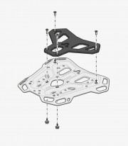 Portaequipajes SW-MOTECH Adventure-Rack para Moto-Guzzi V85 TT / Travel (19-23) GPT.17.925.19000/B GPT.17.925.19000/B