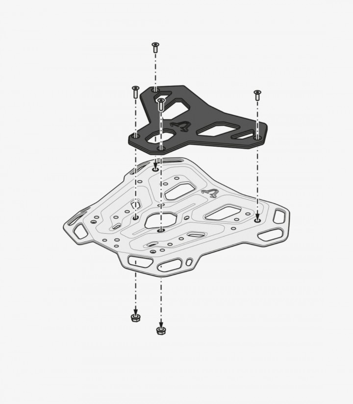 Portaequipajes SW-MOTECH Adventure-Rack para Ducati Multistrada V2 / S (24) GPT.22.807.19000/B GPT.22.807.19000/B