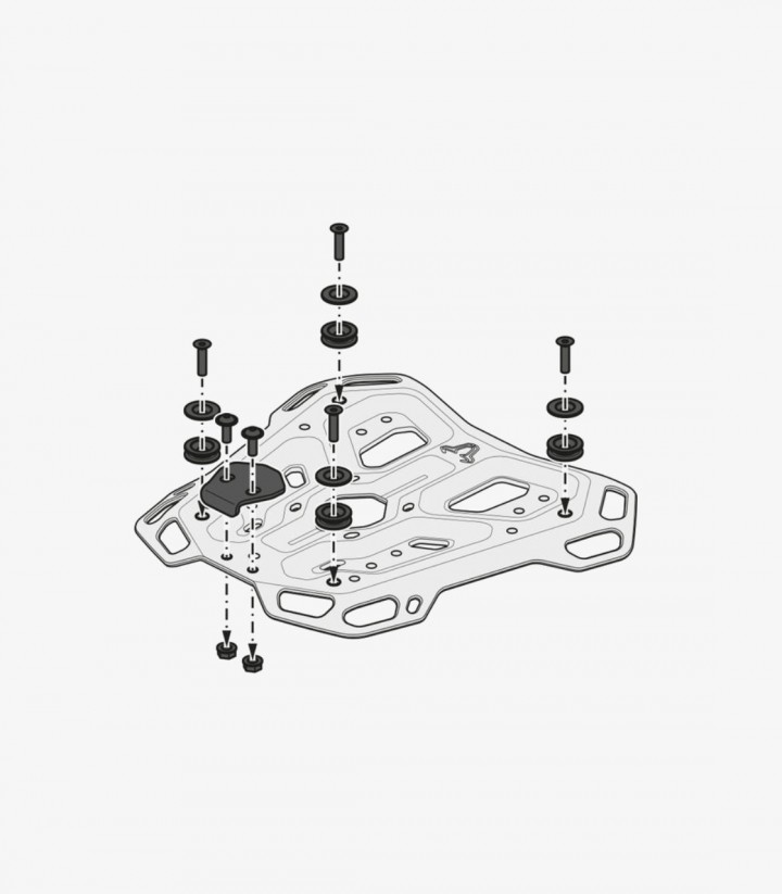 Portaequipajes SW-MOTECH Adventure-Rack para Ducati DesertX (22), DesertX Rally (23) GPT.22.995.19000/B GPT.22.995.19000/B