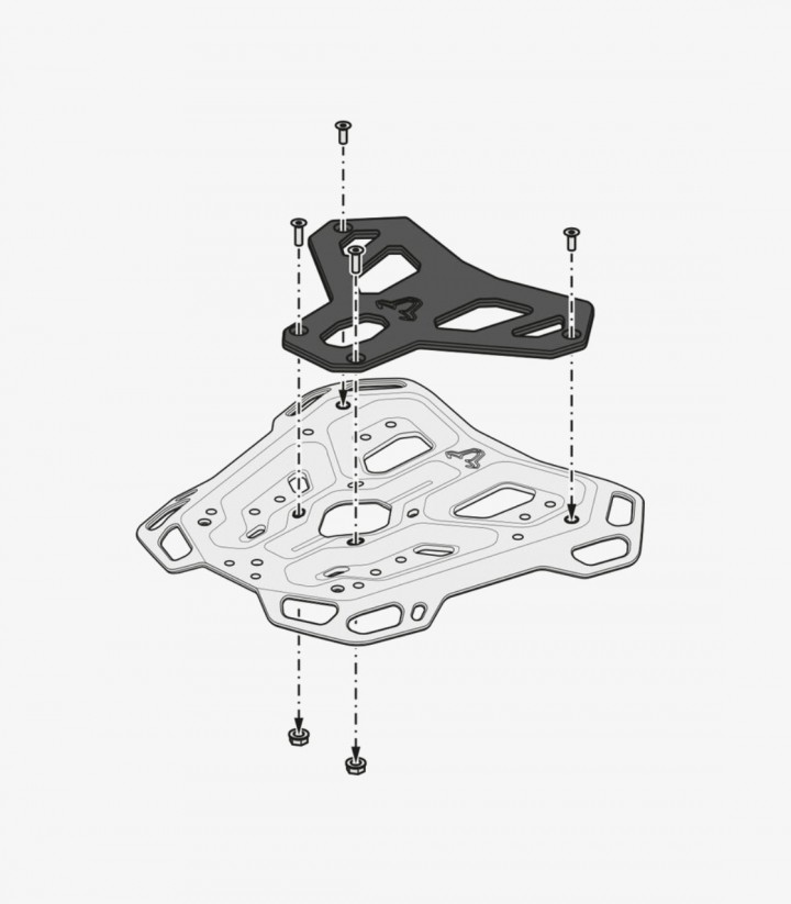 Portaequipajes SW-MOTECH Adventure-Rack para Ducati DesertX (22), DesertX Rally (23) GPT.22.995.19000/B GPT.22.995.19000/B
