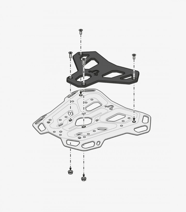 Gepäckträger SW-MOTECH Adventure-Rack für Royal Enfield Himalayan 450 Rally (25) GPT.41.620.19100/B