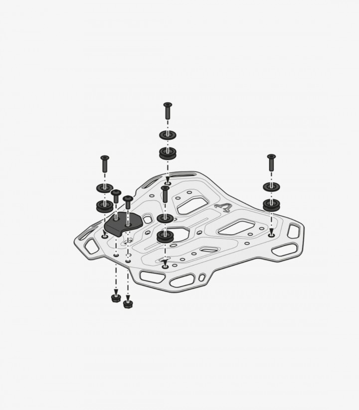 SW-MOTECH Adventure-Rack Luggage Rack for Suzuki V-Strom 650 (16), V-Strom 1000 (14-19), V-Strom 1050 (19-22) GPT.05.440.1900...