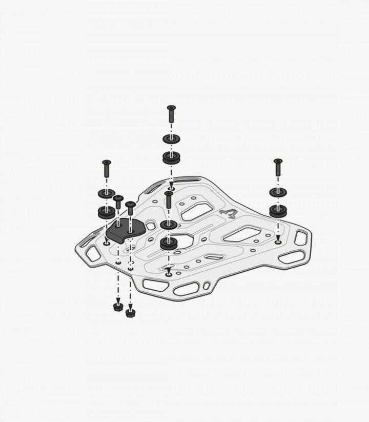 Portaequipajes SW-MOTECH Adventure-Rack para Yamaha Tracer 900 (17-20) GPT.06.871.19001/B GPT.06.871.19001/B